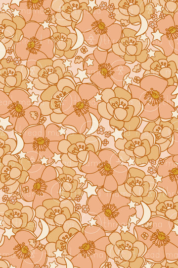 Fall Floral Background 2 (Printable Poster)