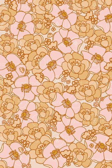 Fall Floral Background 3 (Printable Poster)