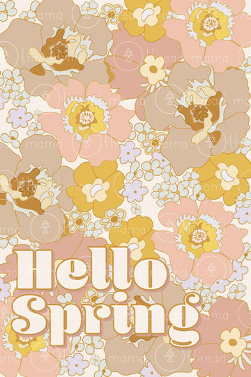 Hello Spring (Printable Poster)