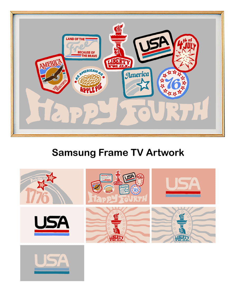 4th of July - Frame TV Set (Vol.3)