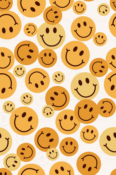 happy face background