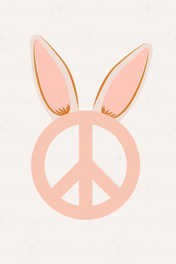Peace Bunny (Printable Poster)
