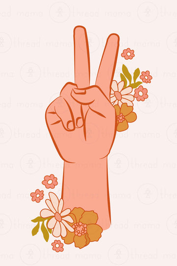 Peace Hand (Printable Poster)