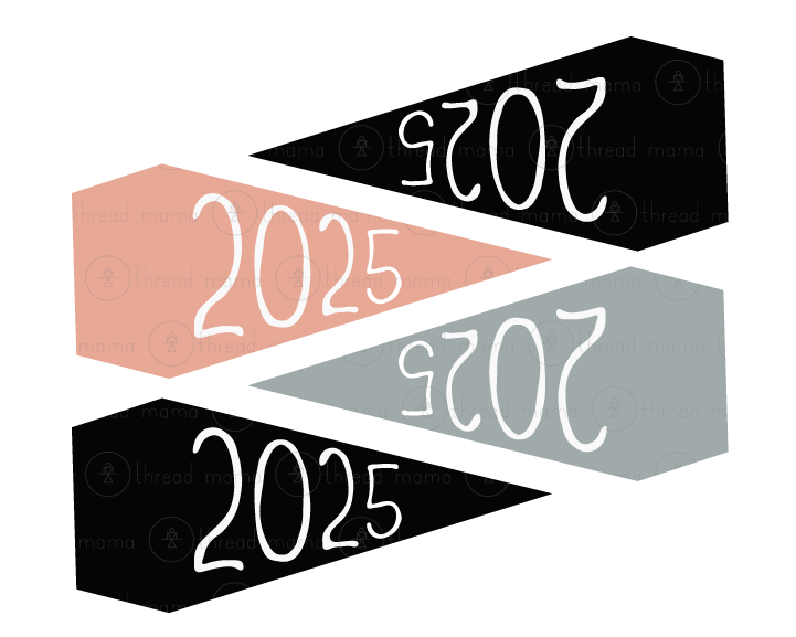 New Year's Eve Tags, Flags - (2025)