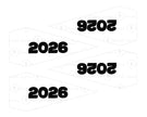 New Year's Eve Tags, Flags - (2026)
