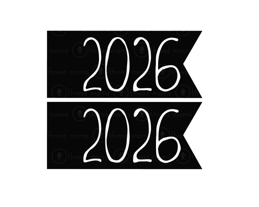 New Year's Eve Tags, Flags - (2026)