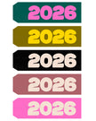New Year's Eve Tags, Flags - (2026)