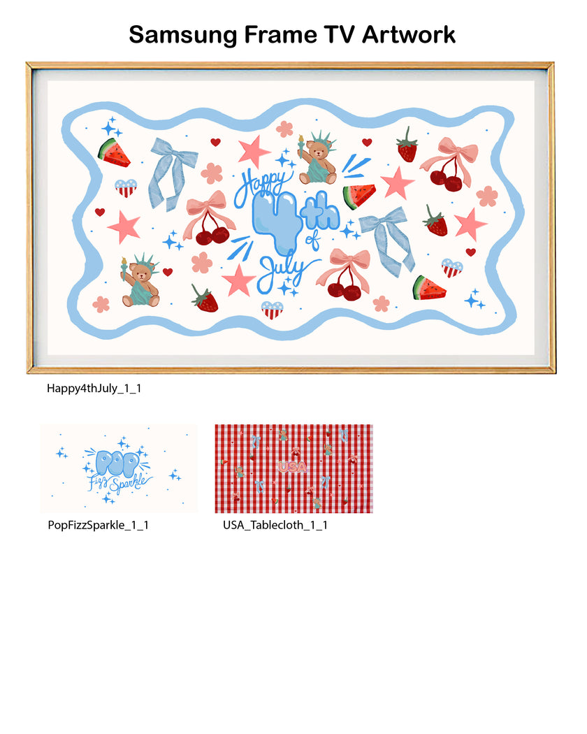 4th of July - Frame TV Set (Vol.5)