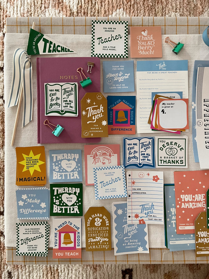 Teacher Appreciation Tags and Flags (Vol.3)