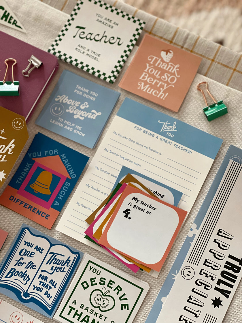 Teacher Appreciation Tags and Flags (Vol.3)