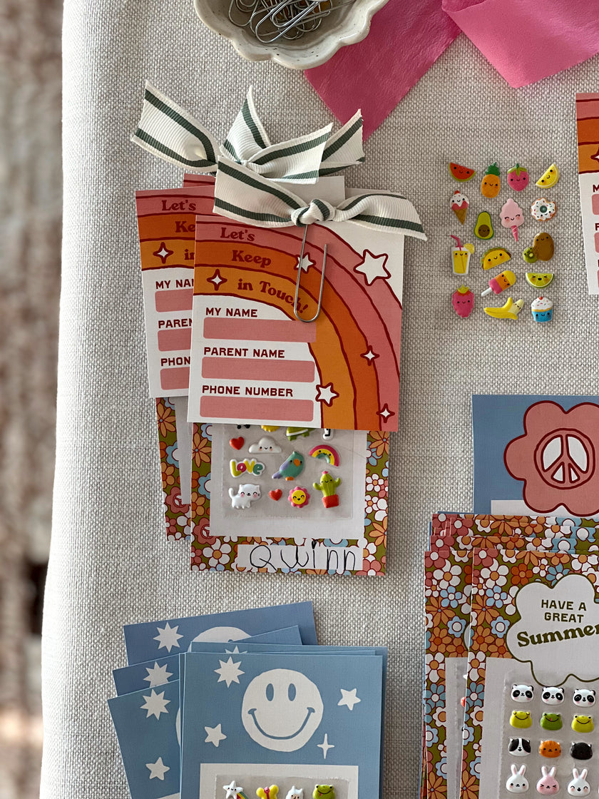 Last Day of School - Classmate Contact Tags