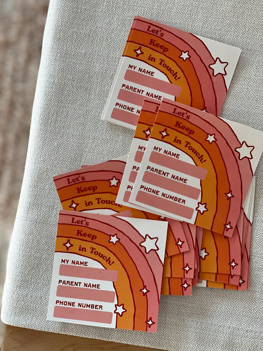 Last Day of School - Classmate Contact Tags