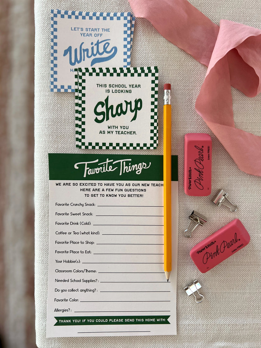 Back To School - Teacher Gift Tags and Flags (Vol.4)