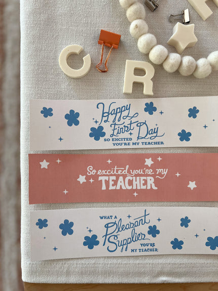 Back To School - Teacher Gift Tags and Flags (Vol.4)