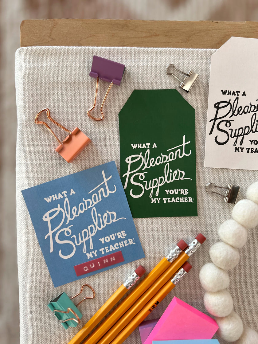 Back To School - Teacher Gift Tags and Flags (Vol.4)