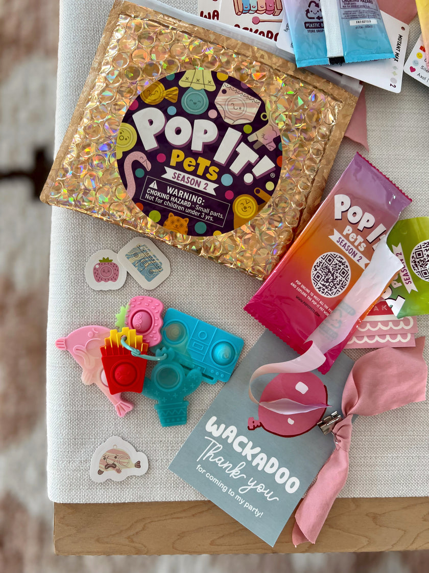 Blue-ish Party Tags and Flags