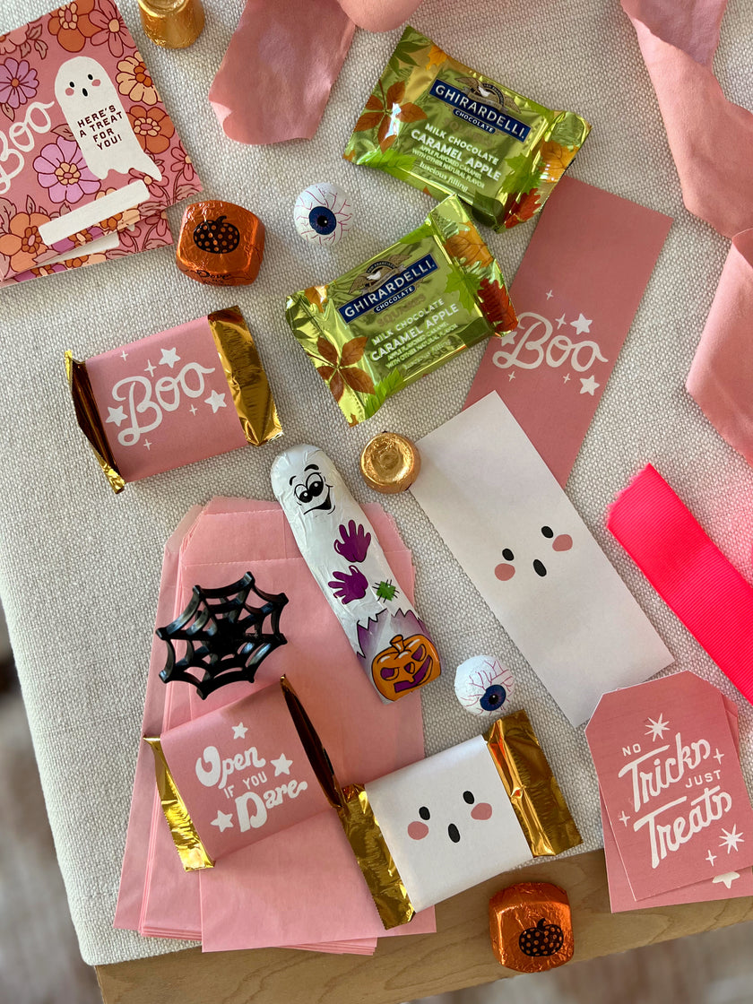 Halloween Candy Wrappers and Water Bottle labels - (Vol.4)