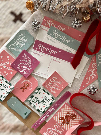 Christmas Baking Tags & Flags