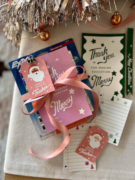 Holiday Teacher Appreciation Tags & Flags (Vol.4)