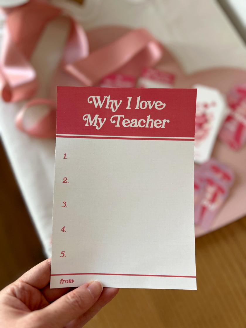 Teacher Valentine's Tags - (Vol.5)