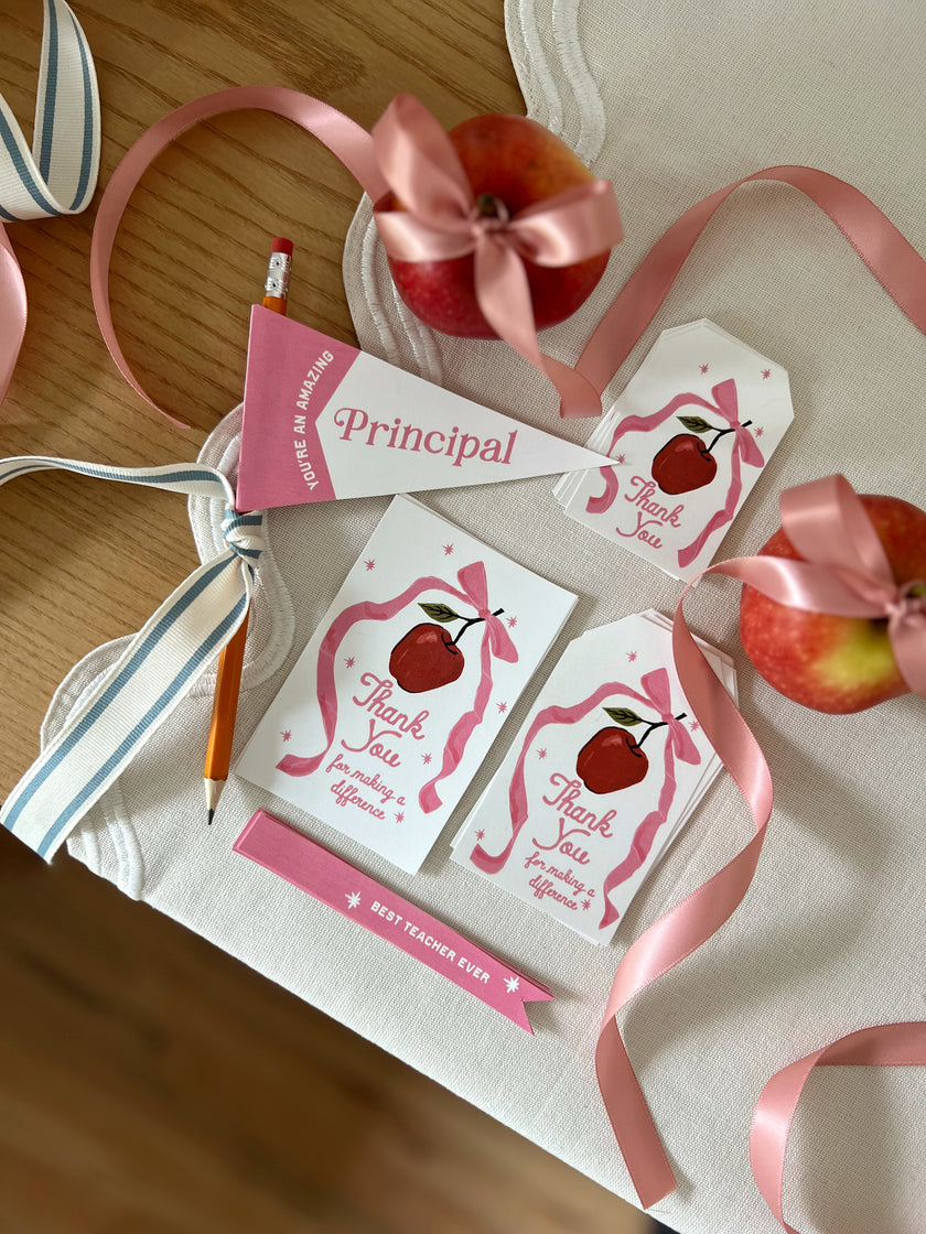 Teacher Appreciation Tags and Flags (Vol.5)