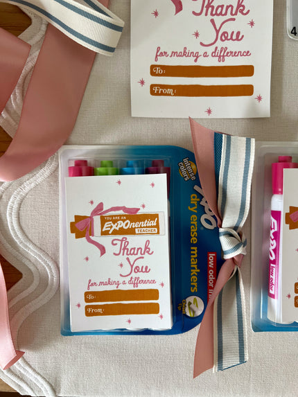 Teacher Appreciation Tags and Flags (Vol.5)