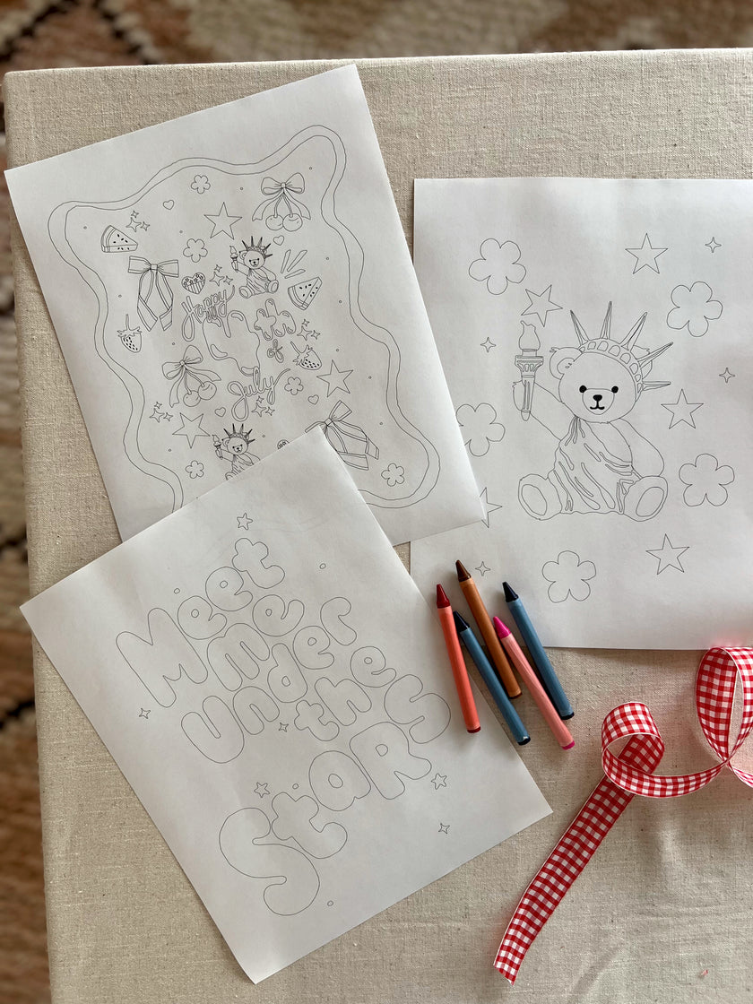 4th of July Coloring Sheets - (Vol.5)