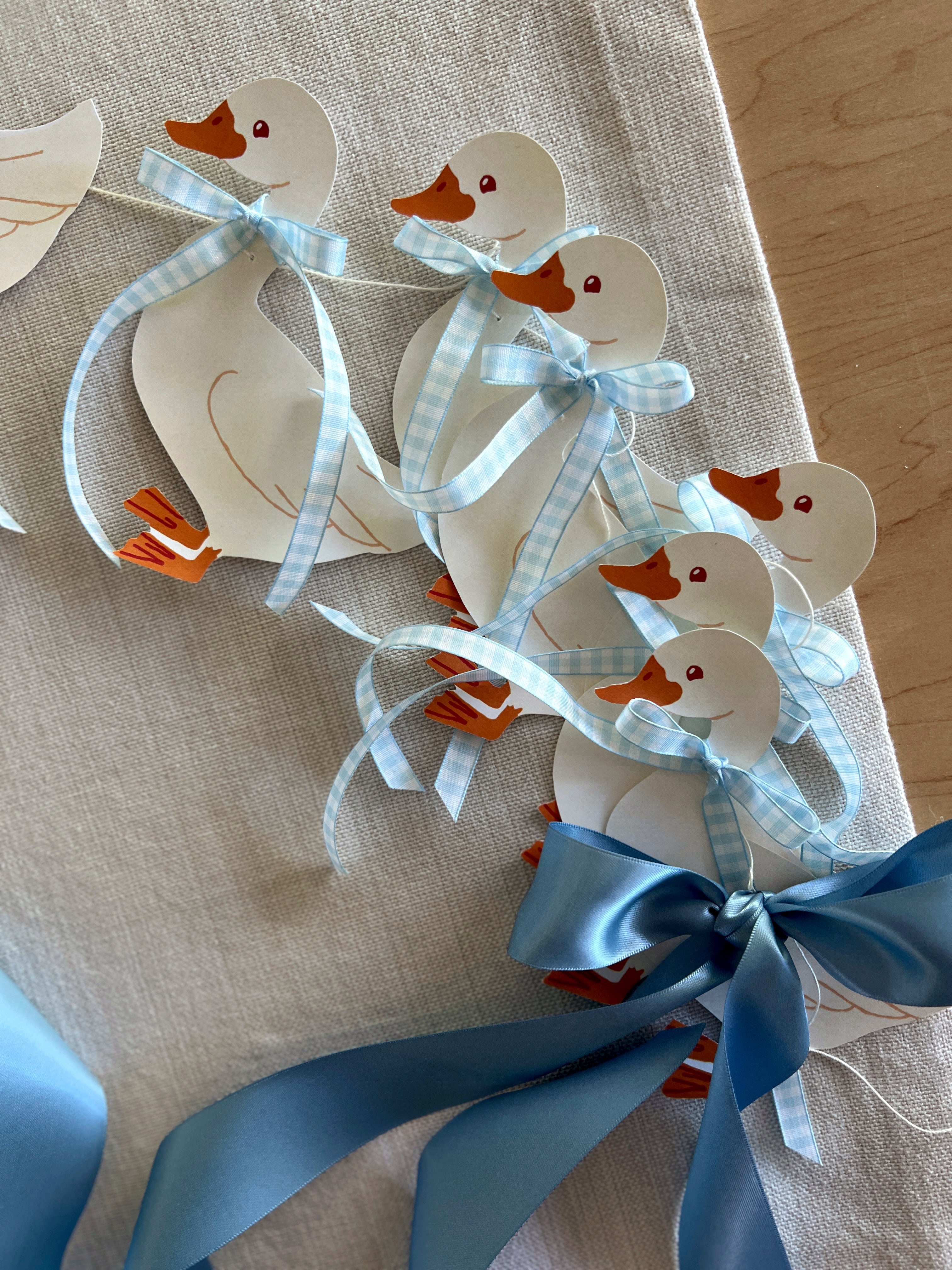 Spring Duck Printable Garland – Thread Mama