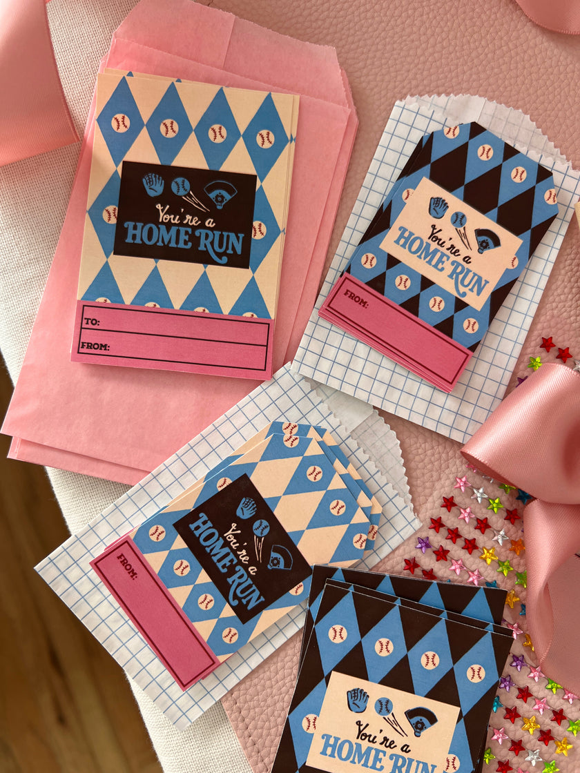 Valentine's Tags - Baseball / Softball