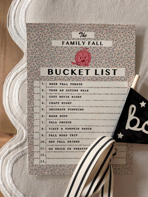 Halloween Boo Basket (Vol.7) - Pumpkin Florals Pink & Orange Options