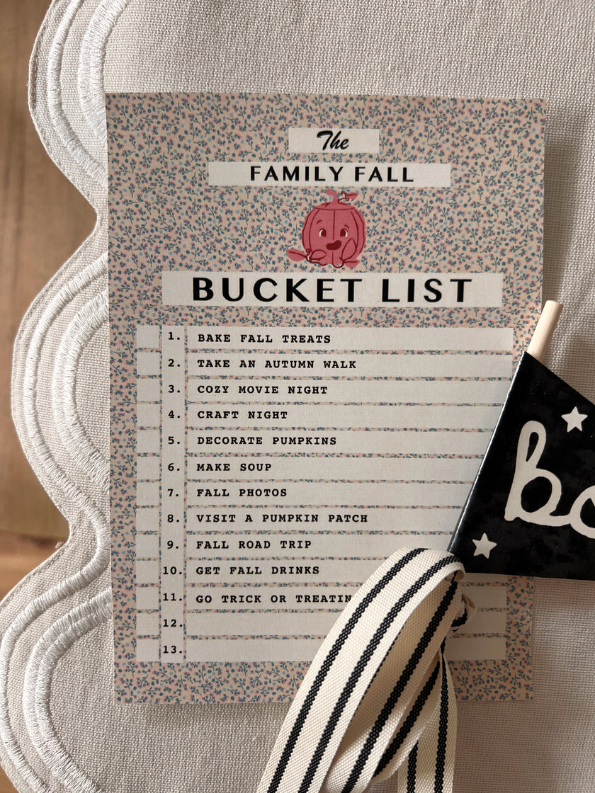 Halloween Boo Basket (Vol.7) - Pumpkin Florals Pink & Orange Options