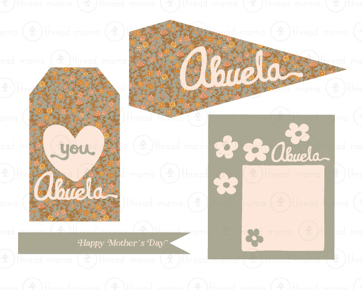 Mother's Day Tags and Flags (Vol.4)