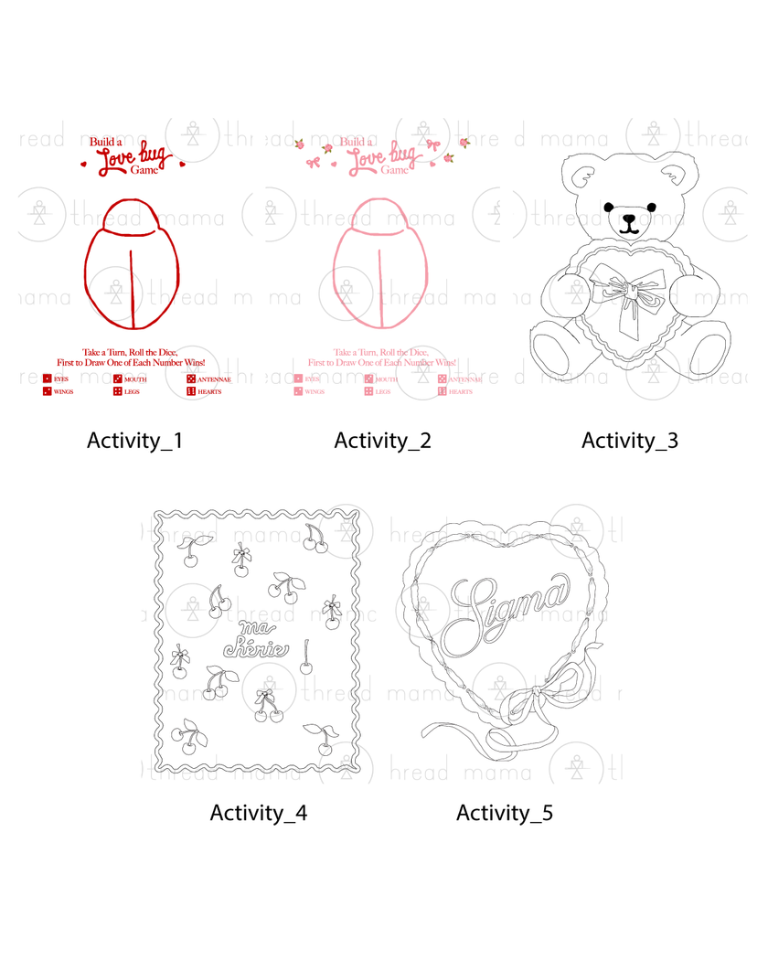 Valentine's Activities  - (Vol.6)