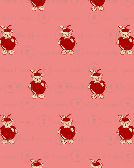 (RepeatingPattern) Apple Bear - Set
