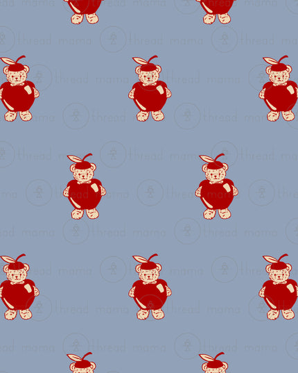 (RepeatingPattern) Apple Bear - Set