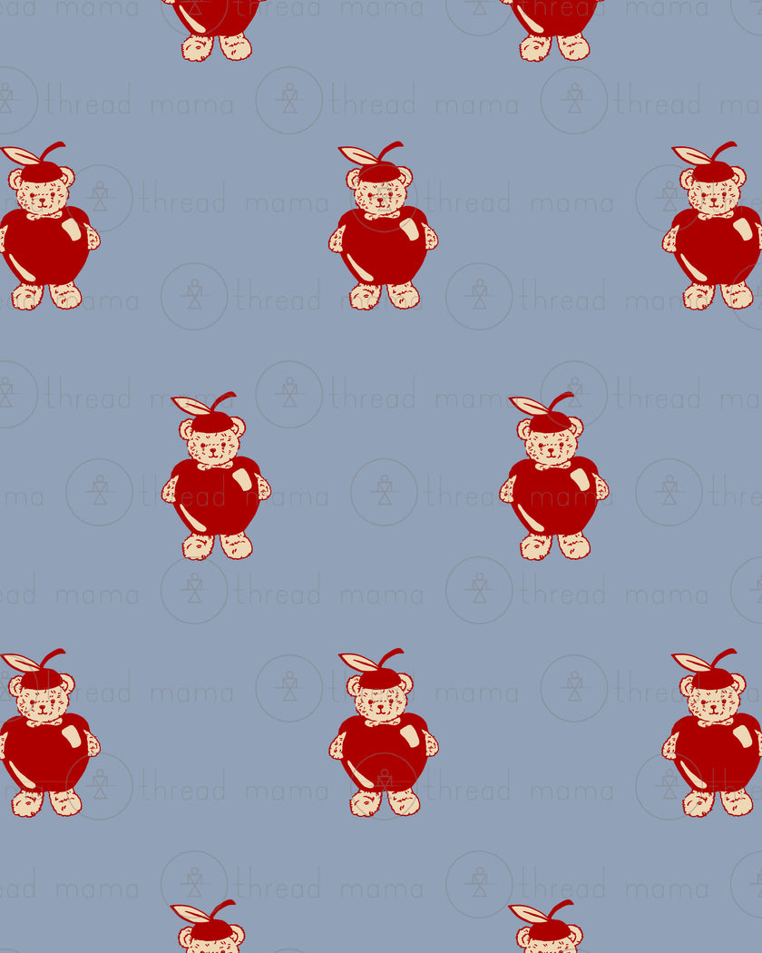 (RepeatingPattern) Apple Bear - Set