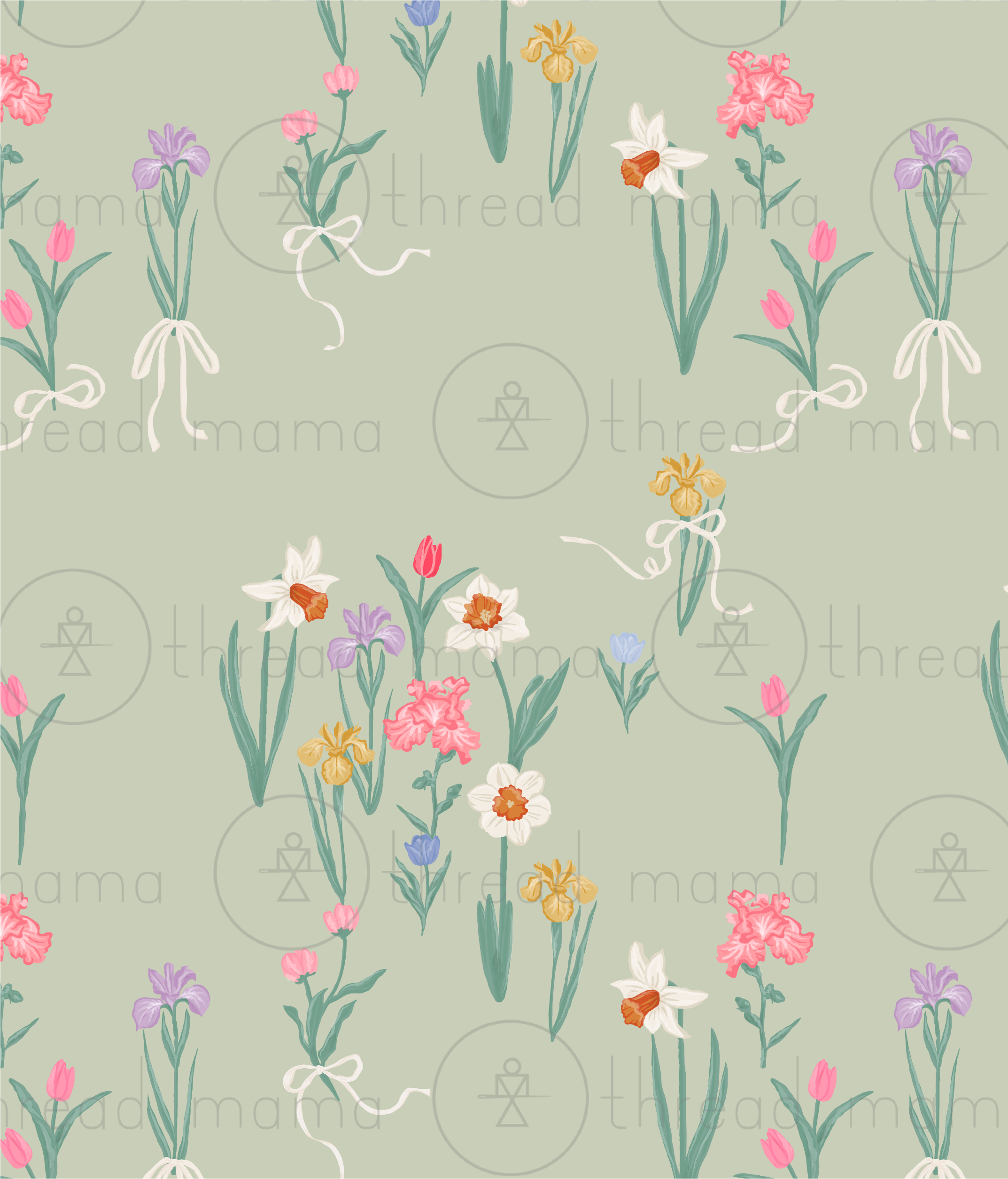 (RepeatingPattern) Spring Florals – Thread Mama
