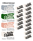 Back to School - First Day - Printable Pennants (Vol.3)