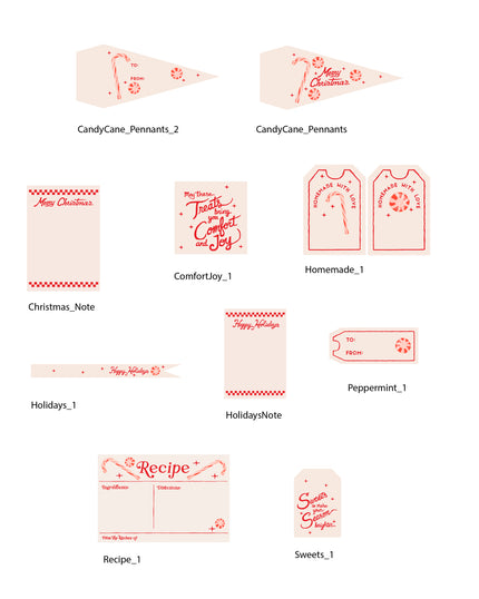 Christmas Baking Tags & Flags (Vol. 2)