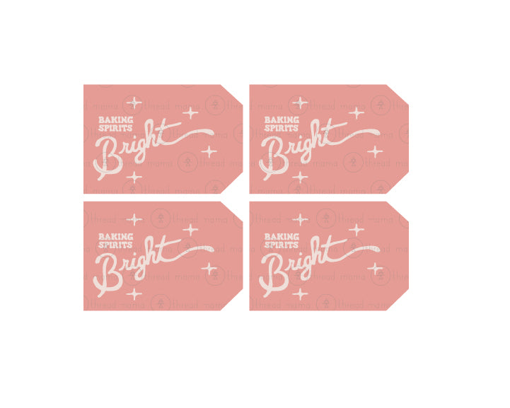 Christmas Baking Tags & Flags