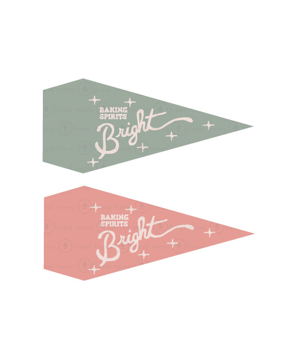 Christmas Baking Tags & Flags
