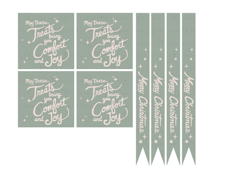 Christmas Baking Tags & Flags