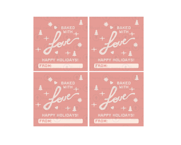 Christmas Baking Tags & Flags