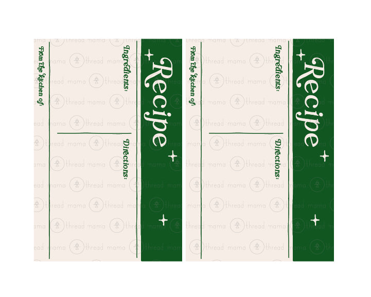 Christmas Baking Tags & Flags