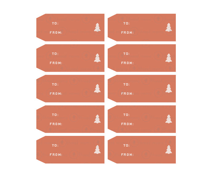 Christmas Baking Tags & Flags