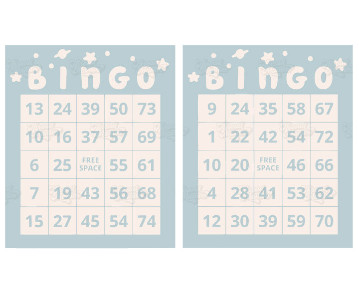 Blue-ish Party Tags and Flags