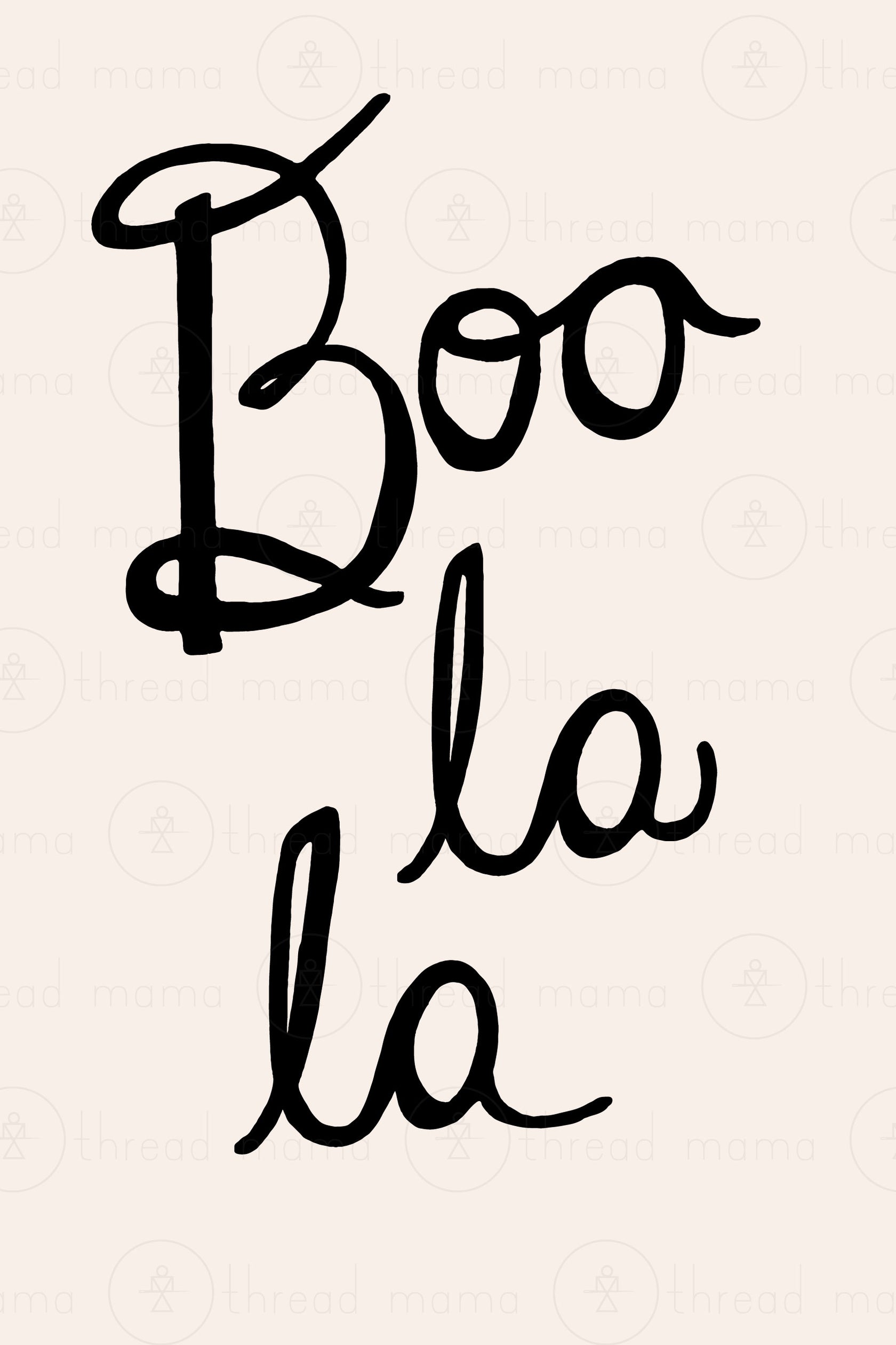 Boo La La (Set 2) / OPAL + OLIVE X THREAD MAMA – Thread Mama