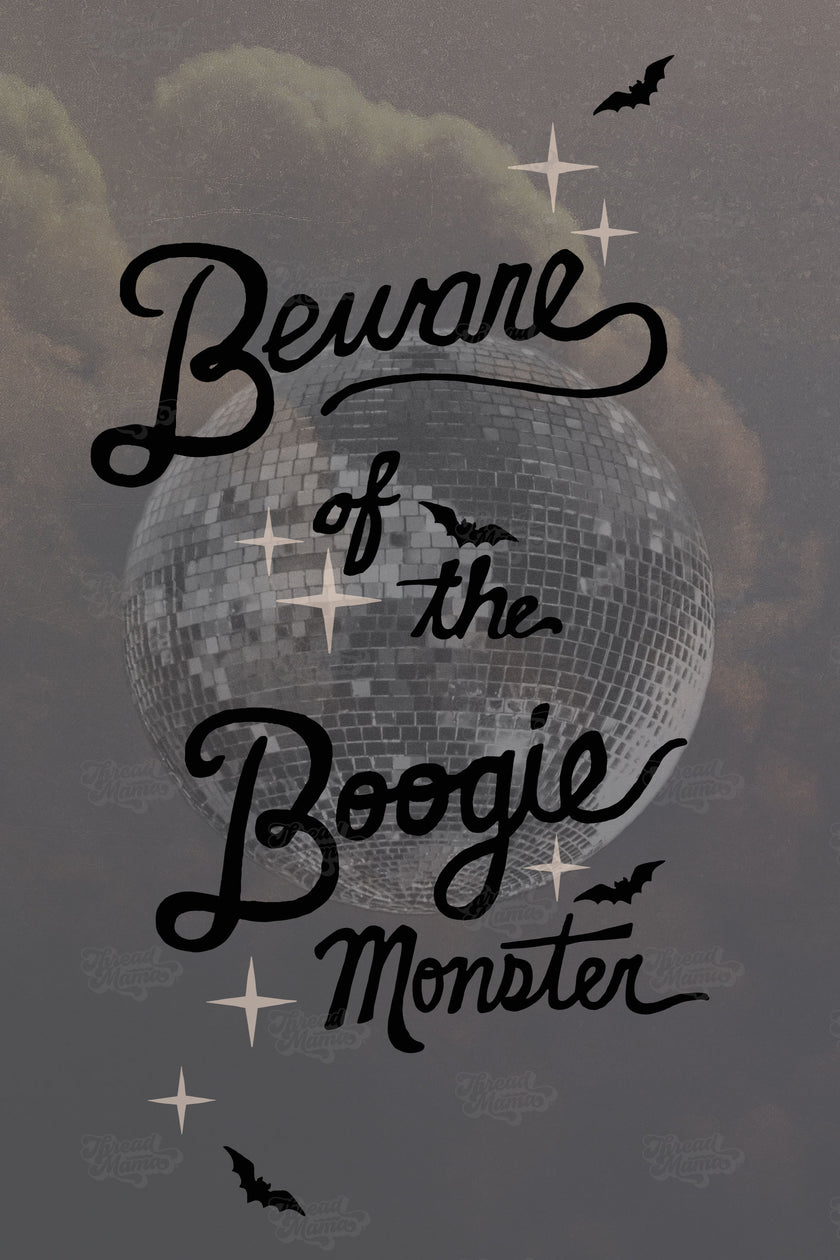 Beware of the Boogie Monster  (Set 1)/ OPAL + OLIVE X THREAD MAMA