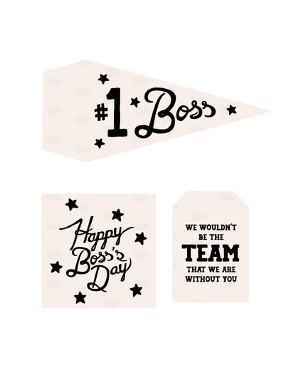 Boss's Day Tags & Flags