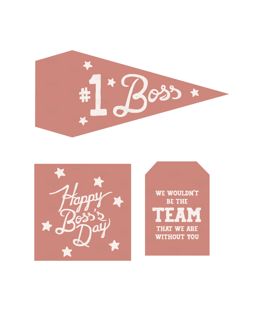 Boss's Day Tags & Flags